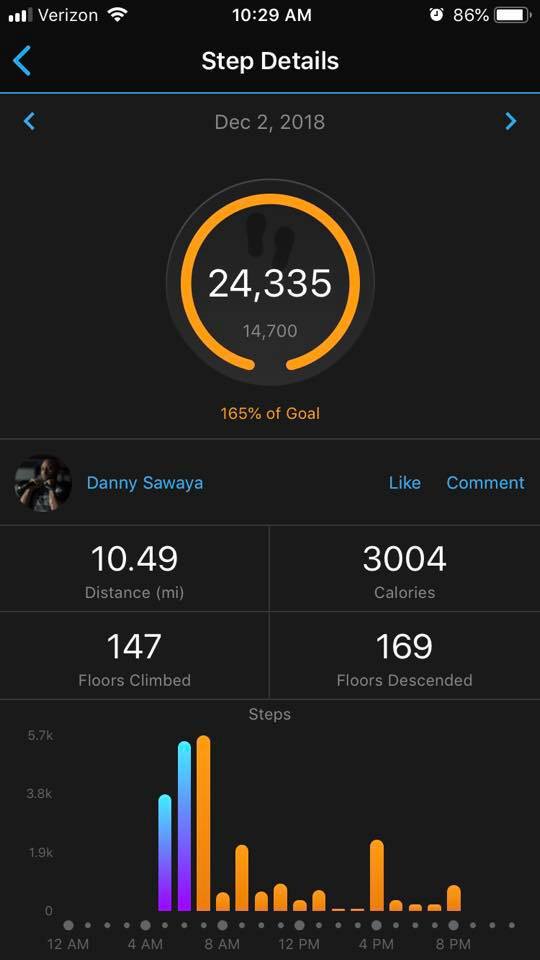December Step Challenge