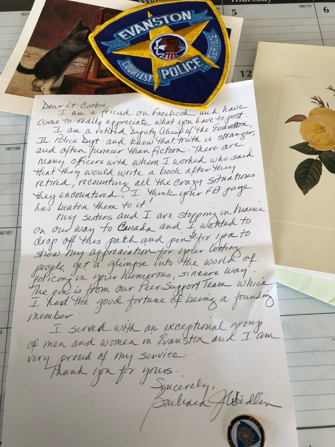 Kind, handwritten notes-... - Bangor Maine Police Department