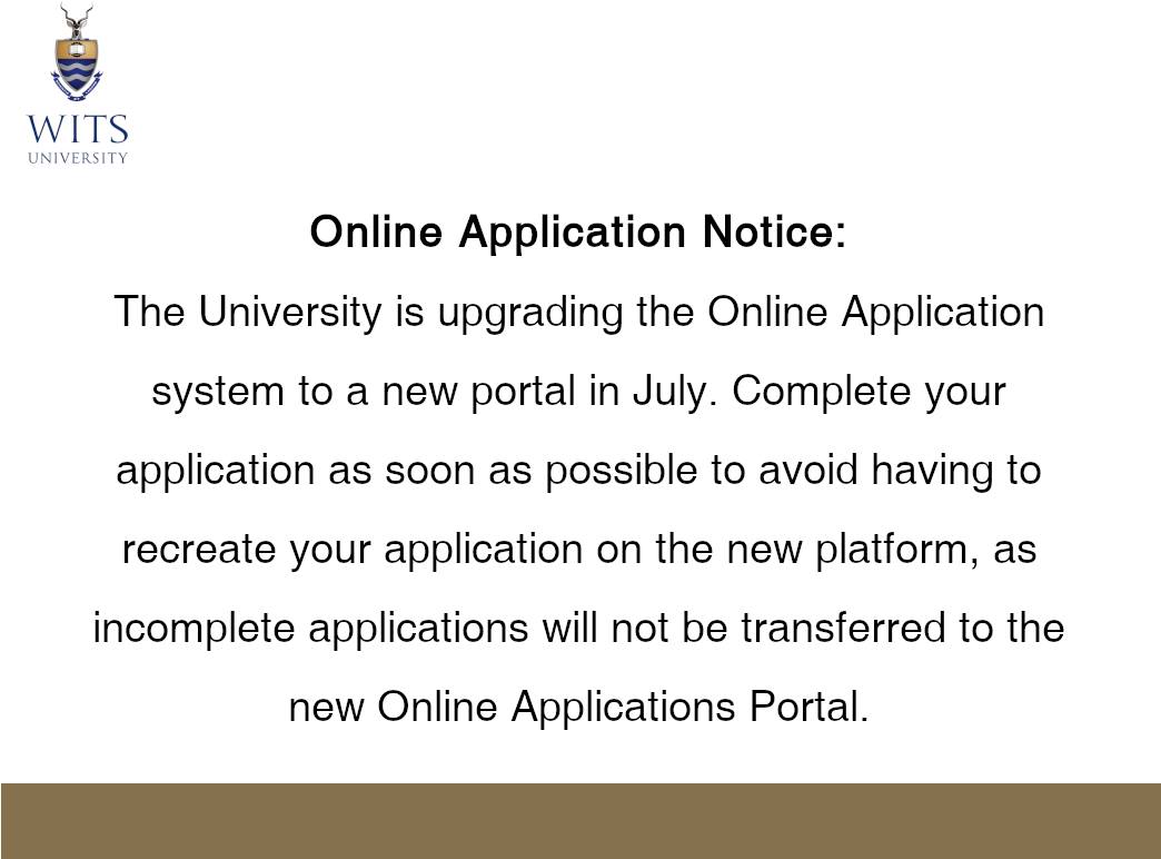 🖥️ATTENTION... - Wits - University of the Witwatersrand | Facebook