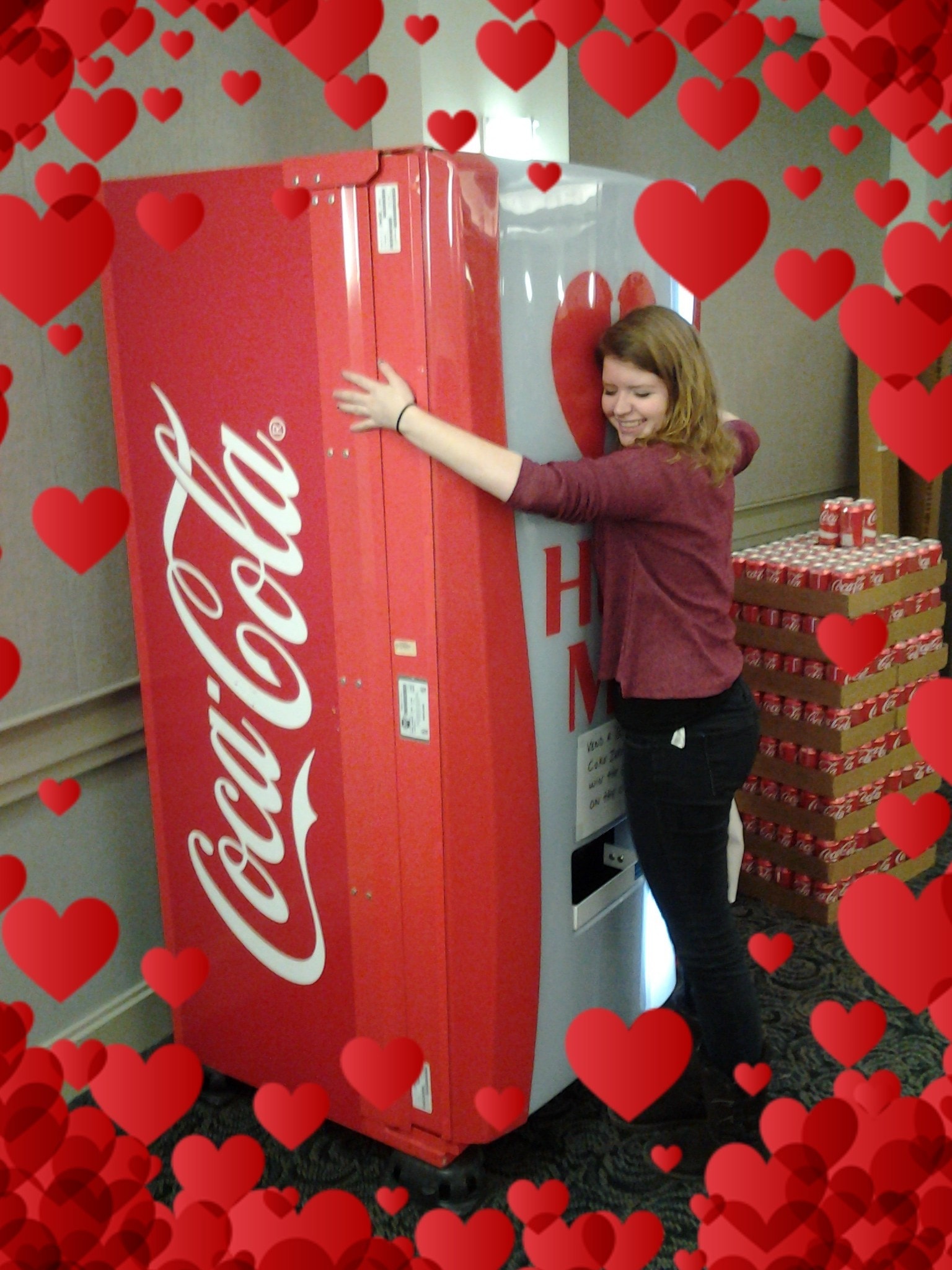 UNH Dining - The #cocacola HUG ME machine is coming! 😍... | Facebook