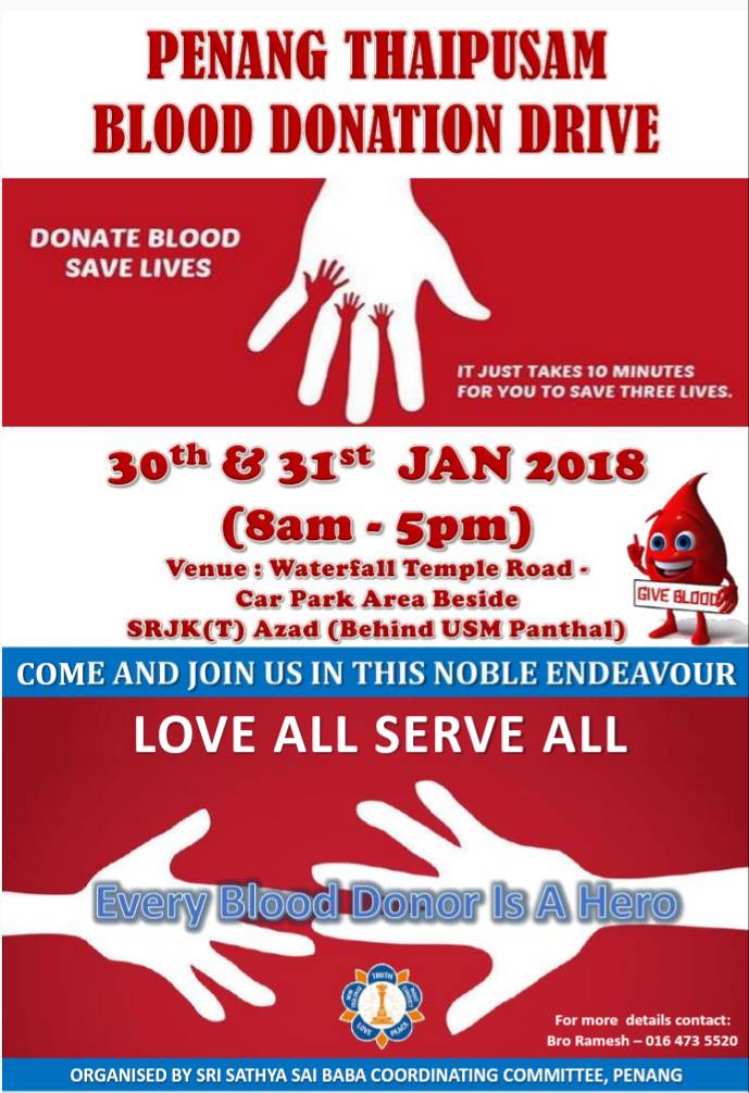 Helpever Blood Donation Campaign In Penang Thaipusam Facebook