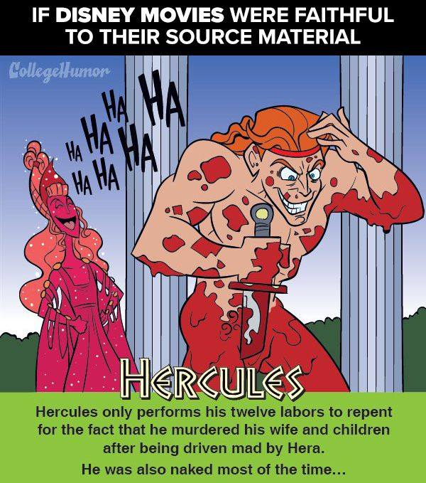 CollegeHumor - The actual legend of Hercules isn't exactly G-rated ...