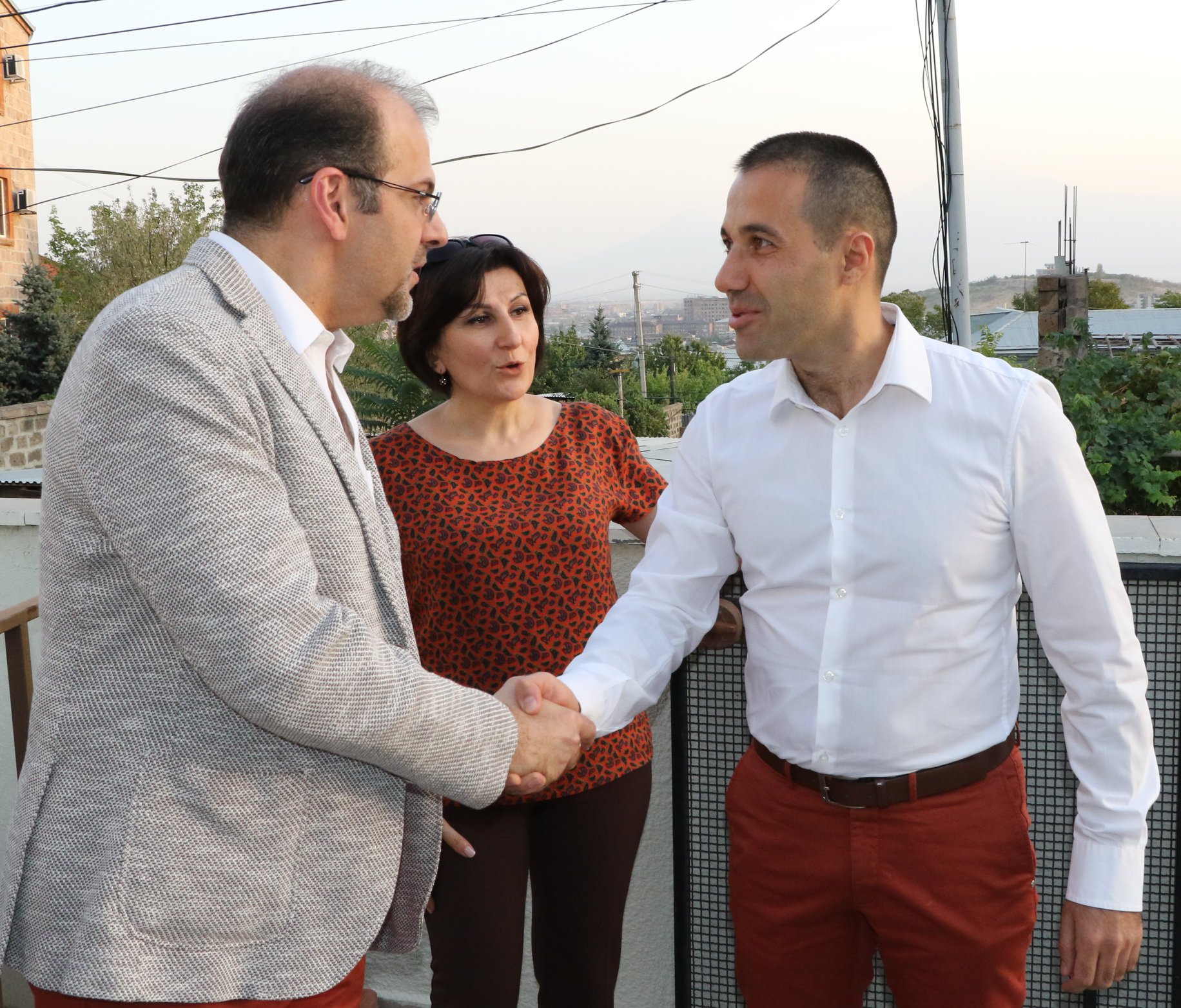 Dr. Artak Barseghyan with Mr. Rafik... - Artak Barseghyan