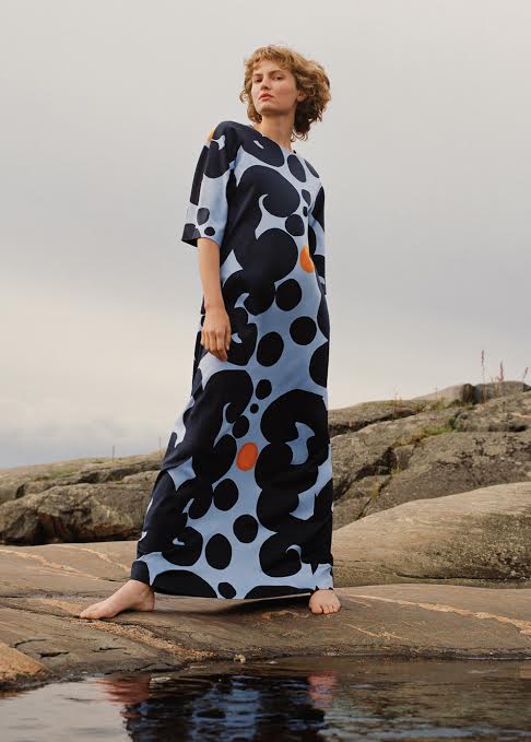 MARIMEKKO - Vikki dress in our archive print Keidas (oasis