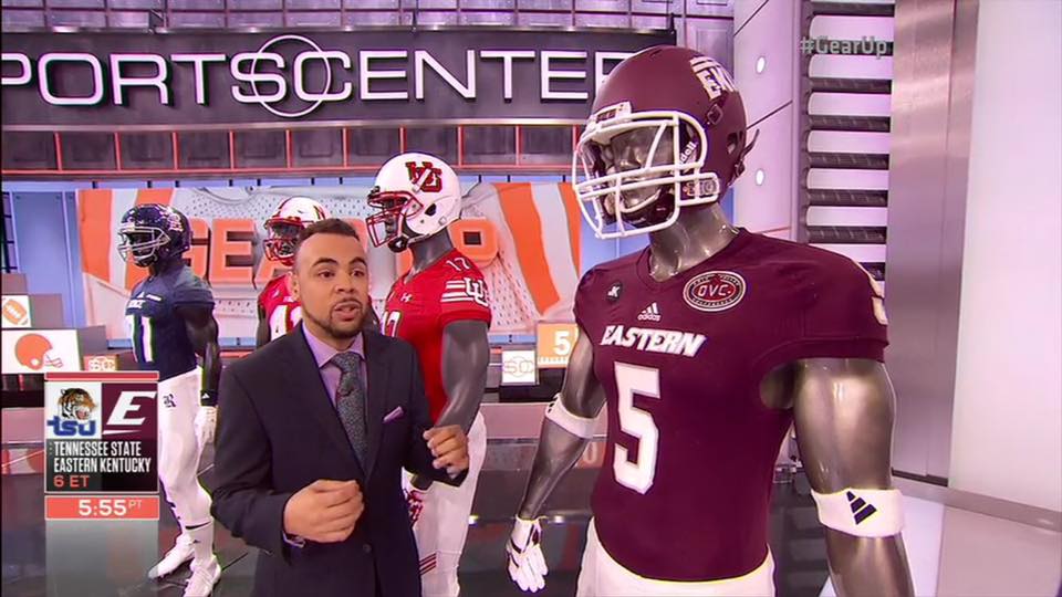 eastern kentucky football helmet Western Hilltoppers Speed Mini  Green Gridiron, Inc or everyday curb appeal EKU - ESPN showing some