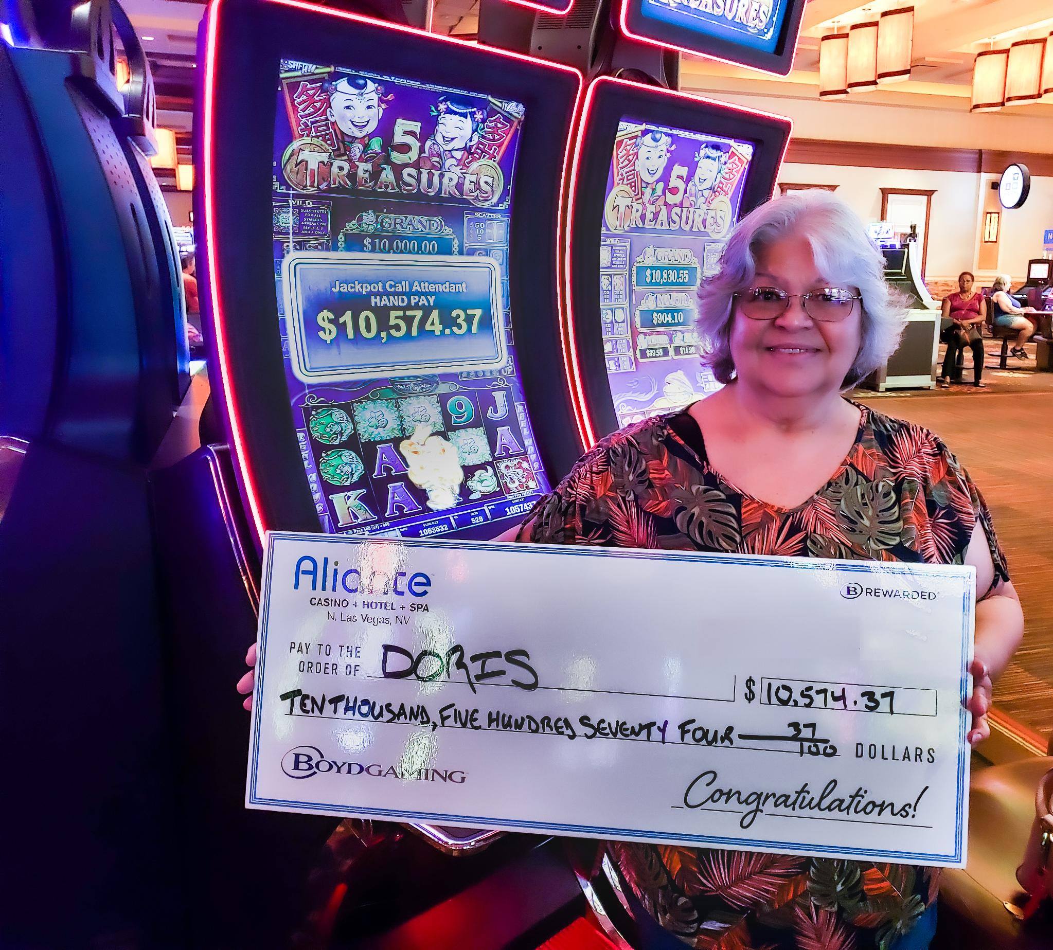 Aliante Casino Hotel Spa – North Las Vegas - Doris wins big on 5 ...