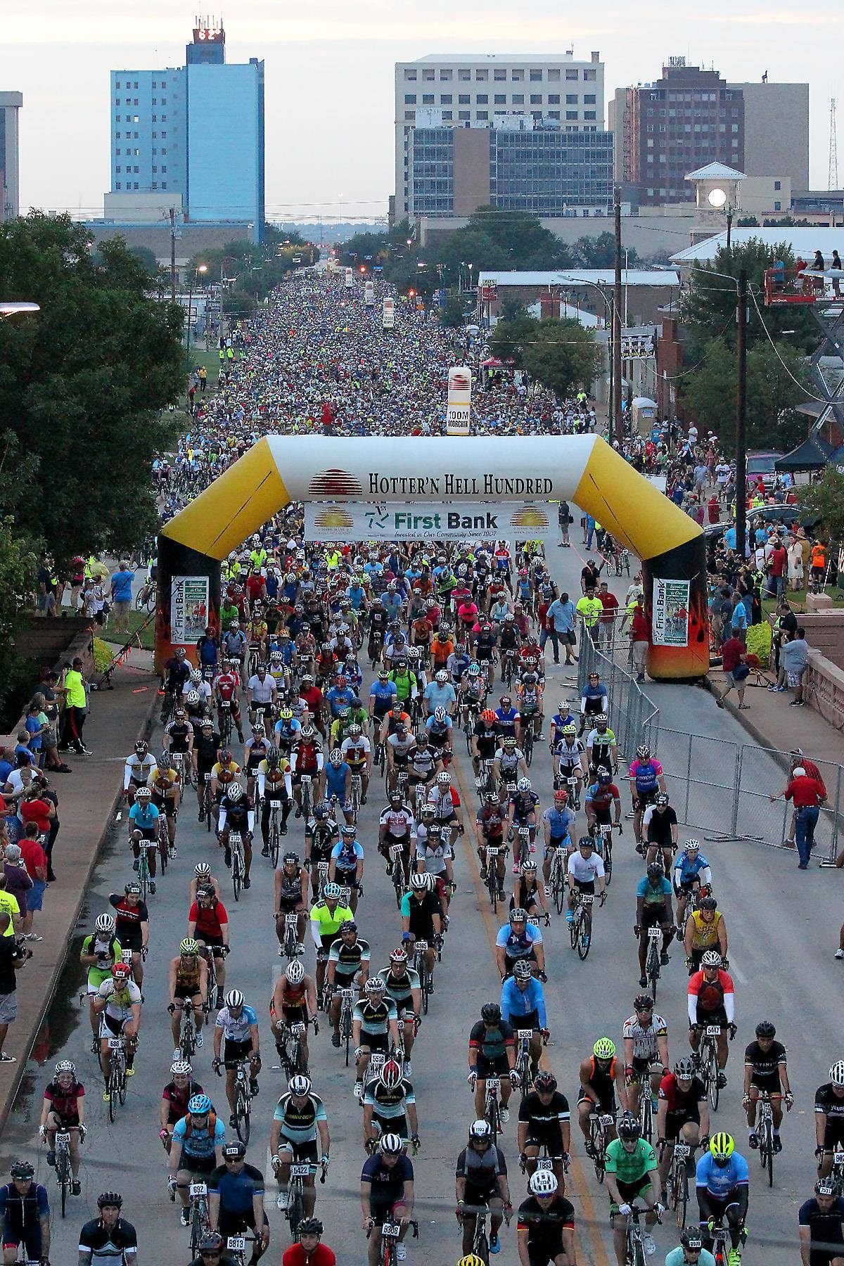 The 2017 #HH100 start was... - Hotter'N Hell Hundred