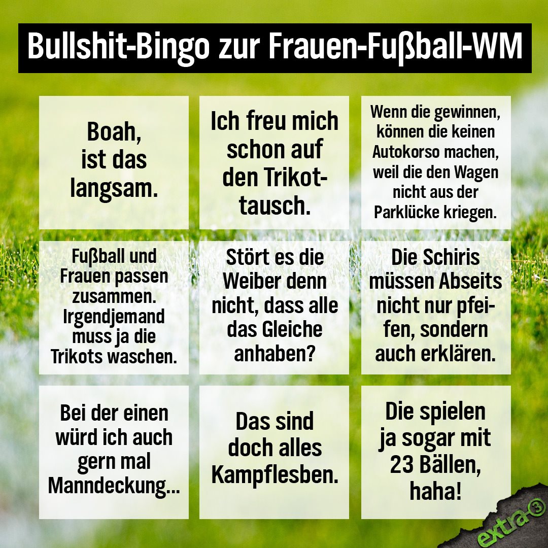 Extra 3 Heute Beginnt Die Frauen Wm Wer Keinen Bock Hat