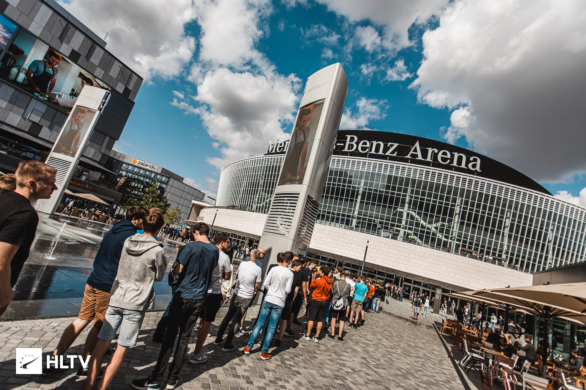 HLTV.org - The Mercedes-Benz Arena is ready to sport the...