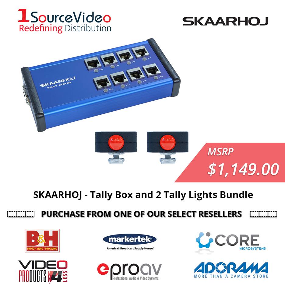 1SourceVideo - The 8-Channel Tally Box System with two... | Facebook