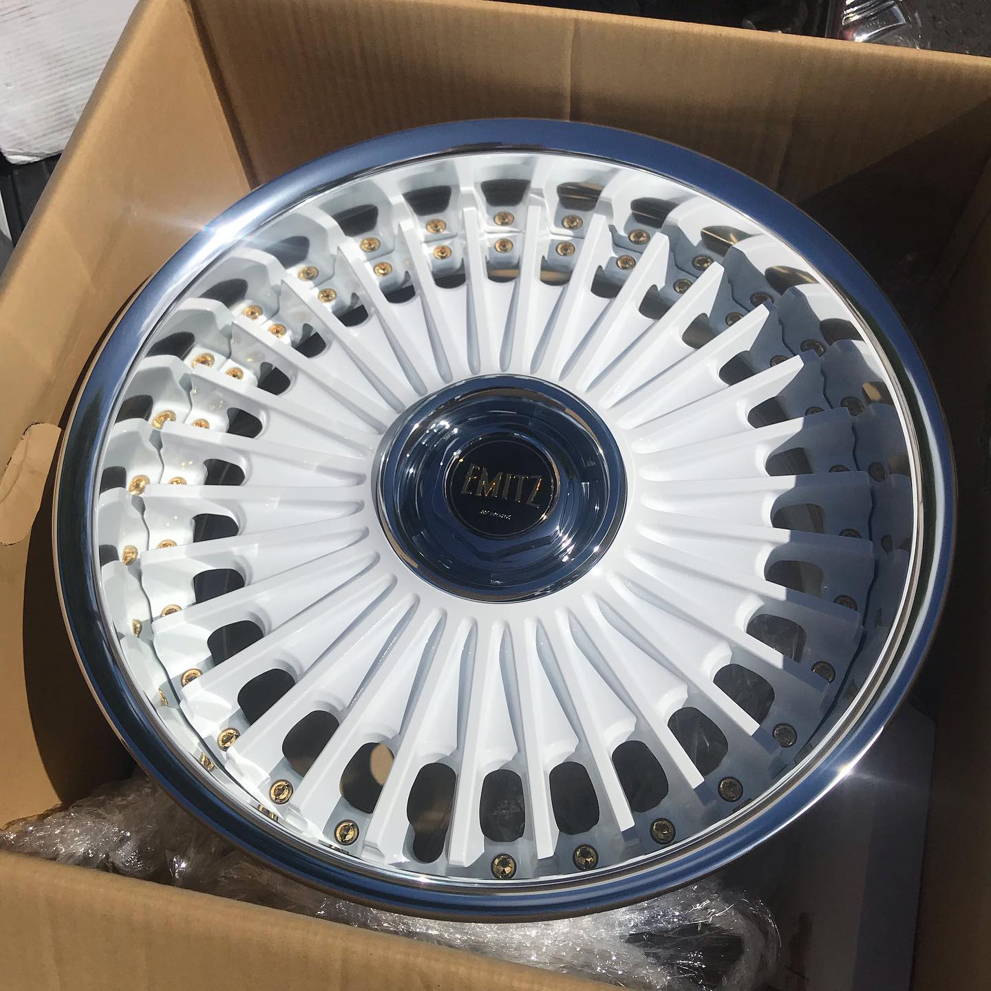 Revision - Work wheels Emitz with custom white face and optional 