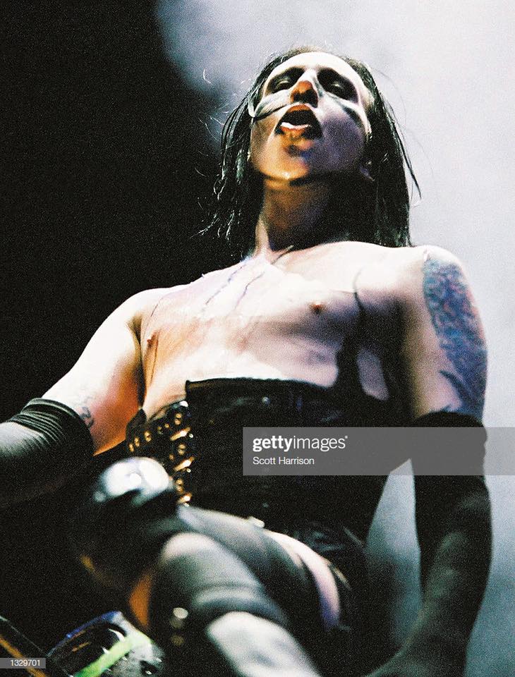June 9, 2001 Marilyn Manson at #Ozzfest 2001