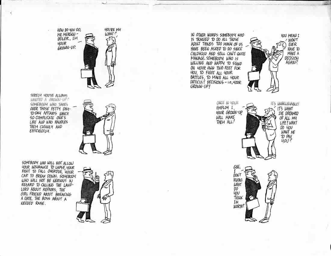 Sick, sick, sick by Jules Feiffer. His first compilation of