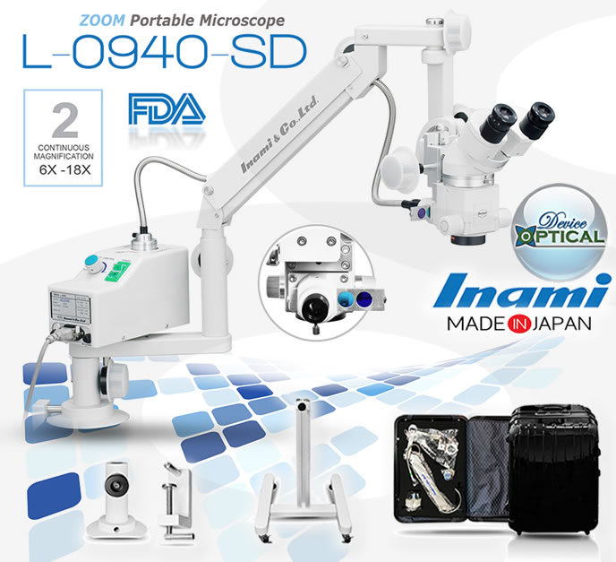Device Optical - L-0940 INAMI Portable Microscope - Made... | Facebook