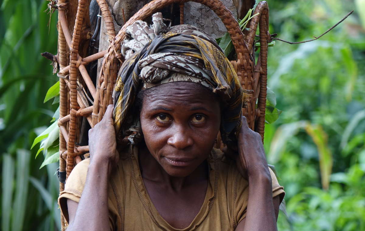 Baka Pygmies In Cameroon, The Baka People, Often Referred To As