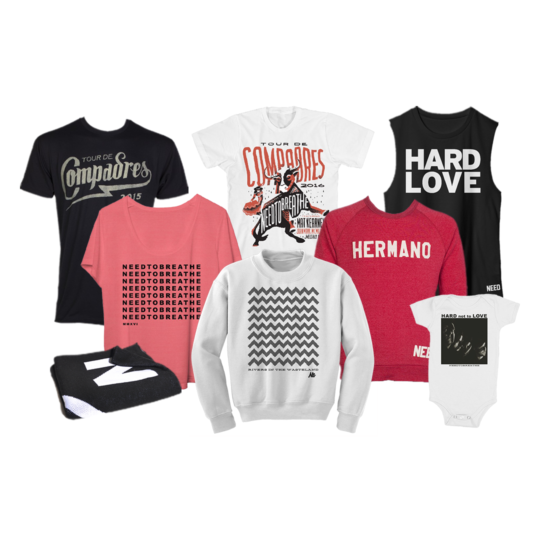 NEEDTOBREATHE - Last day! Get up to 60% off in the merch store 