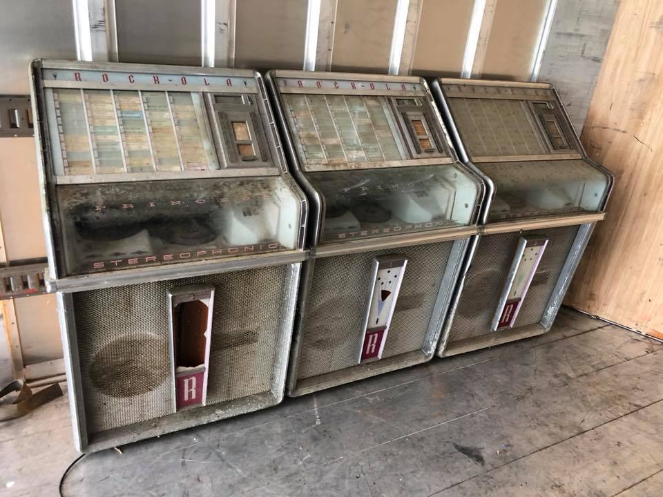 Restored rechromed, veneered 1961 Rockola Princess jukebox $3300