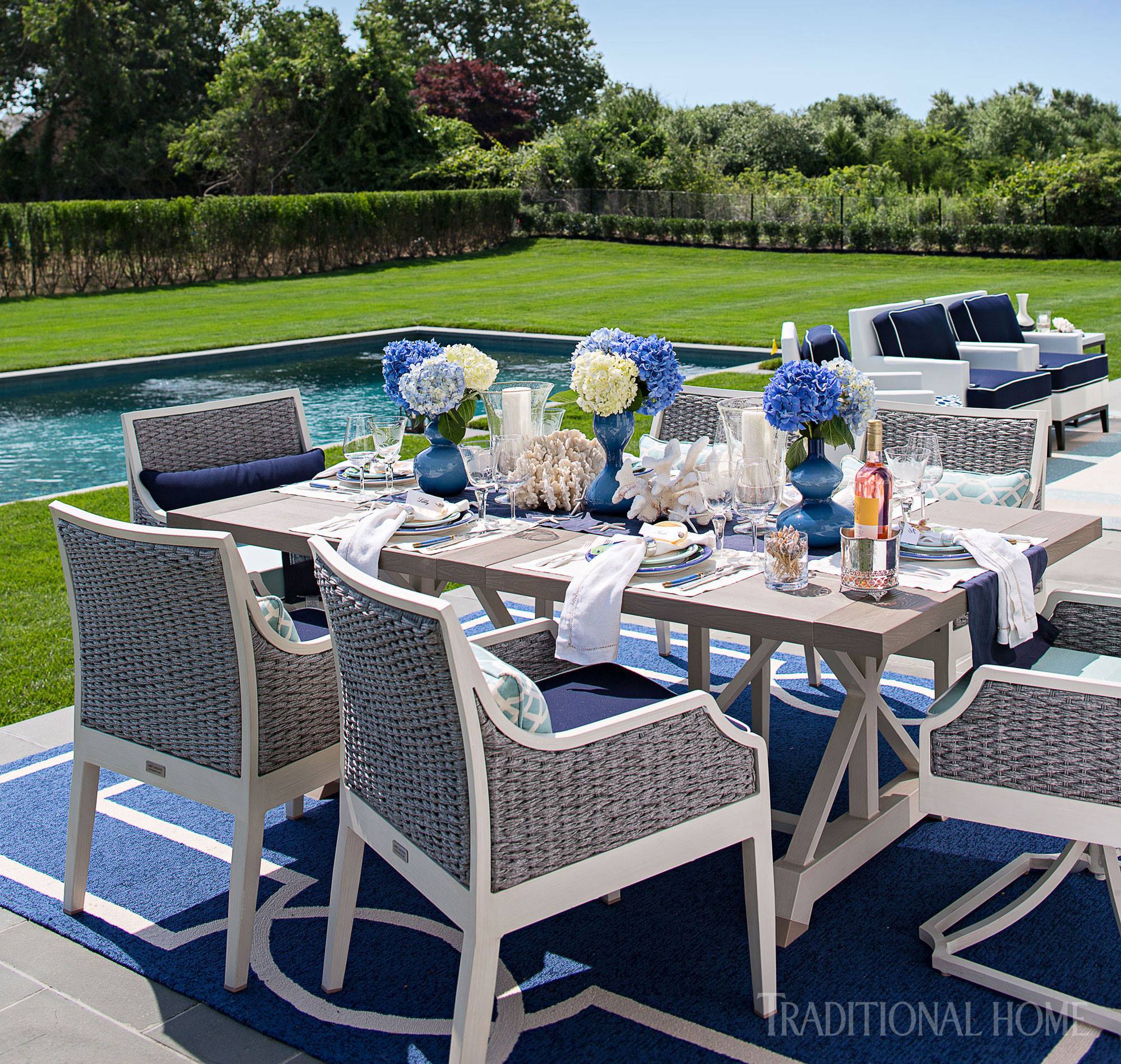 Traditional - Pin of the Day: For her sun-drenched terrace areas, Libby ...