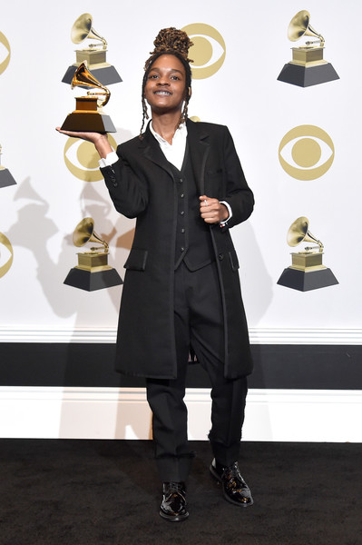 congratulations  koffee wears a thom browne mohair three piece