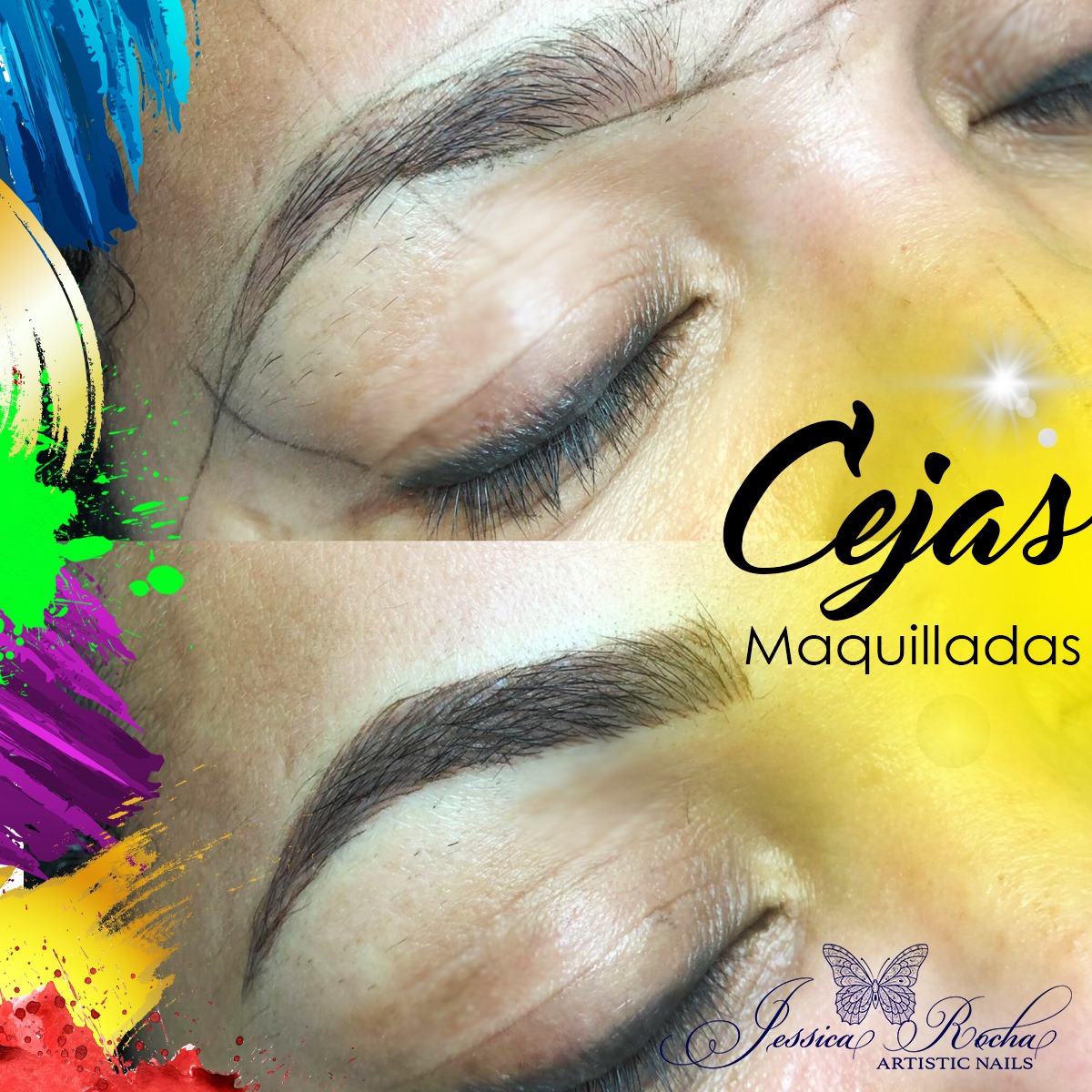 Las cejas son el elemento más... - Jessica Rocha Nails