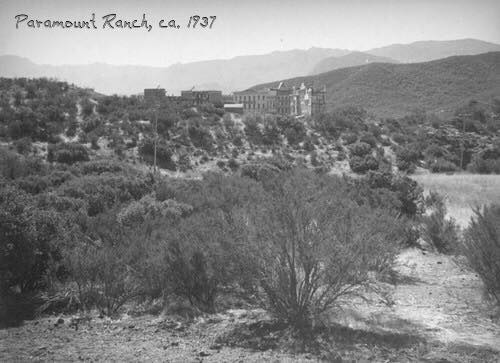 Valley - Remembering Paramount Ranch... The scaffolding and flat faces ...