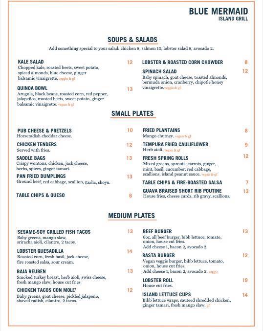 Blue Mermaid - We’re so excited to share our new menu with...