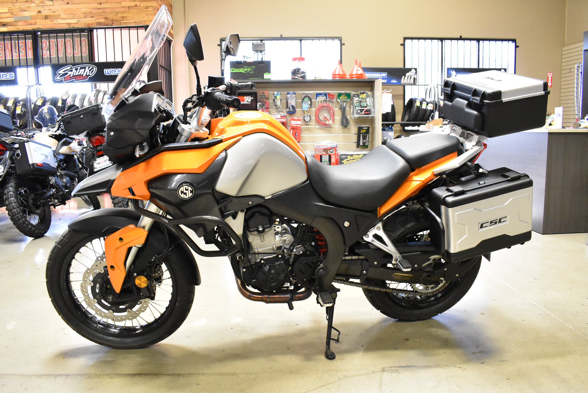CSC Motorcycles - The new CSC RX4 450 Adventure Shown here...
