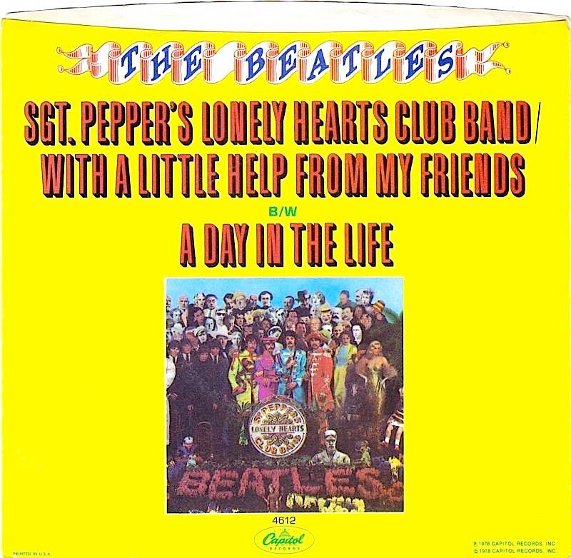 The Beatles' Sgt Pepper's Lonely Hearts Club Band single release