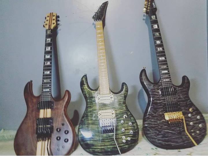 Some of my Carvin DC400's. My favorite guirar is definitely Carvin