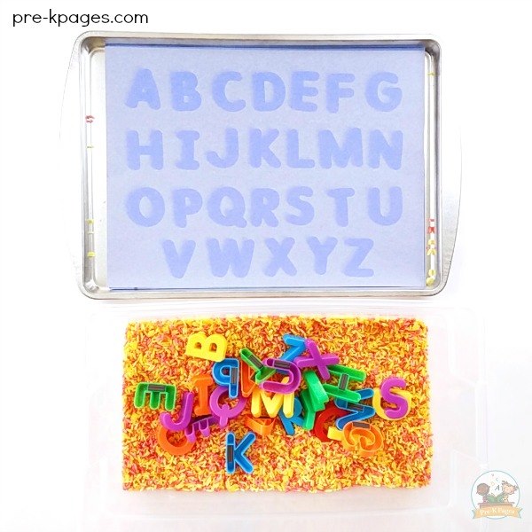 Pre-K Pages - Your preschoolers will love digging for letters in this ...