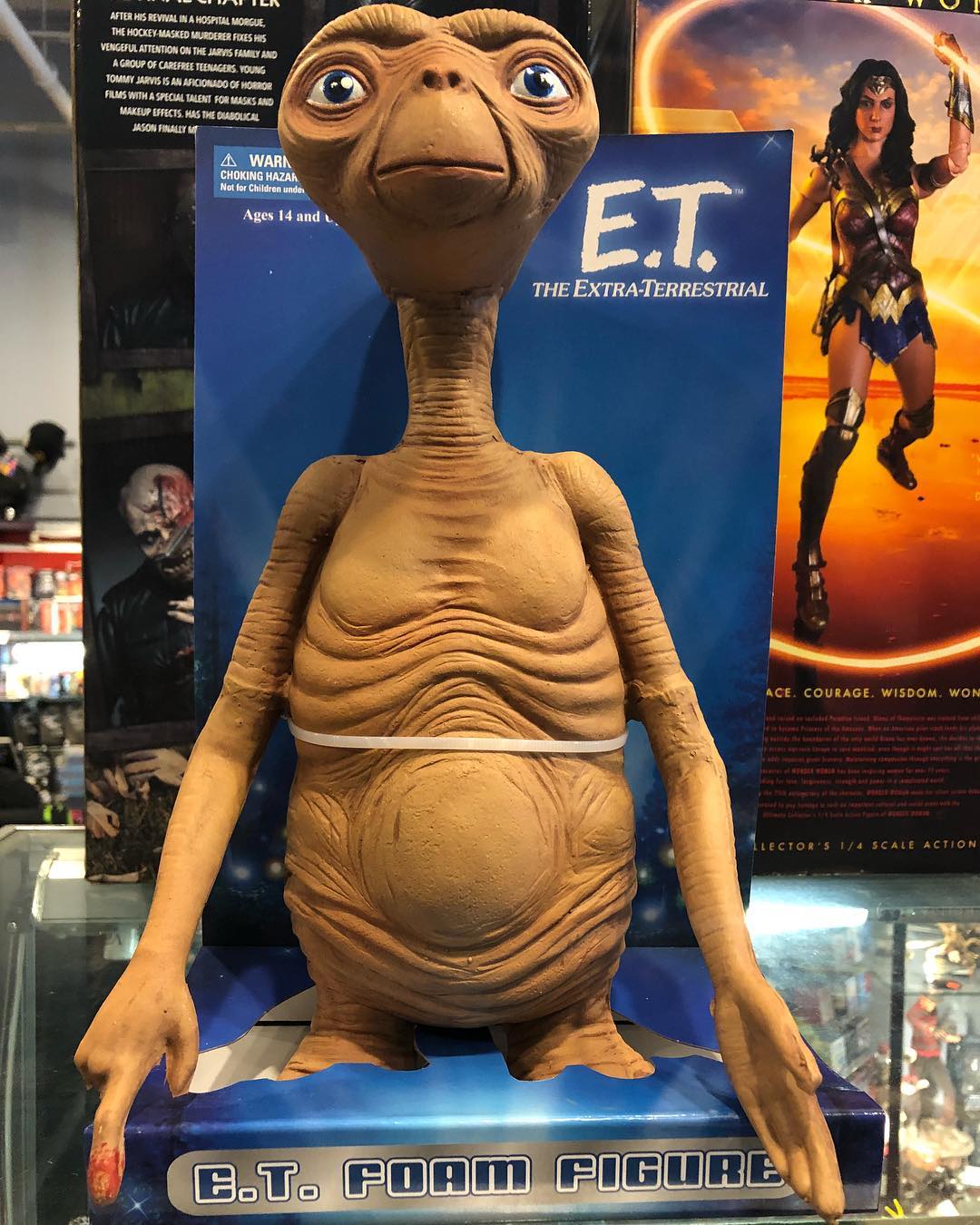 Forbidden Planet NYC - This new E.T. Foam Figure is truly