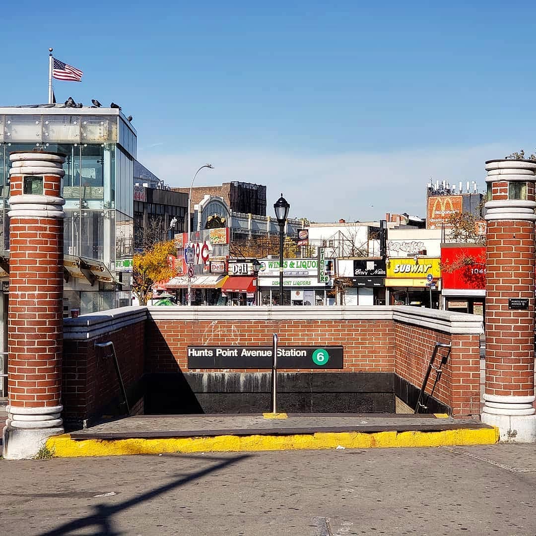 from The Bronx - 6 train. Hunts Point Avenue Station. PHOTO: Instagram ...