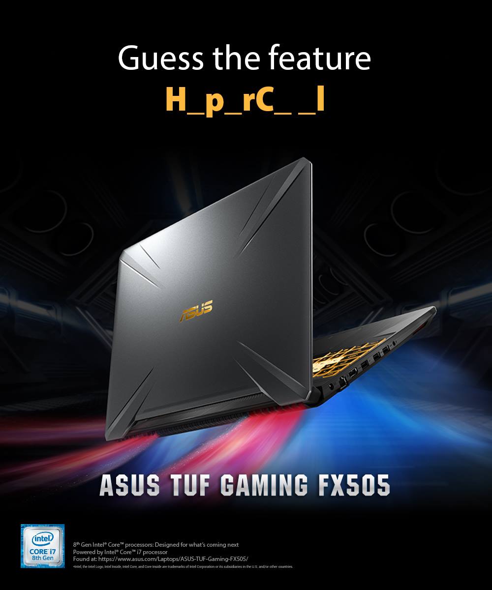 ASUS - ⚠️TUF CONTEST DAY 1⚠️ - Guess This Feature! A new... | Facebook