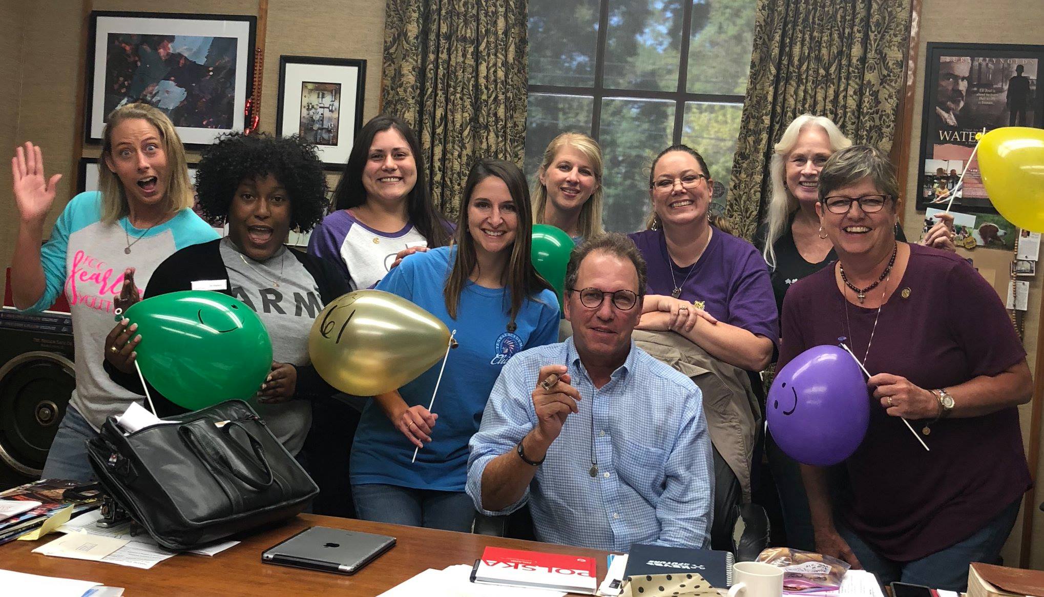 Cross Keys Bank - We had a fun day showering CEO Michael...