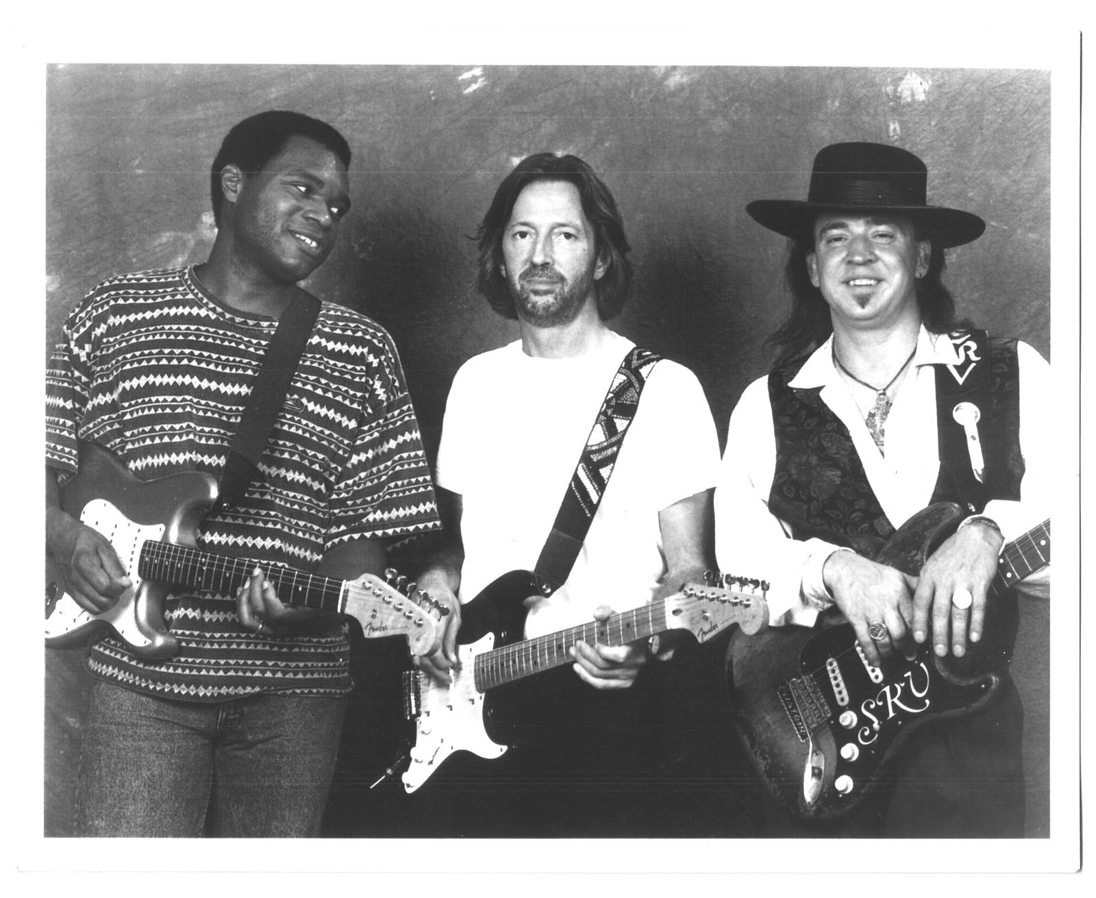 One of the final pictures taken of Stevie Ray Vaughan — just two