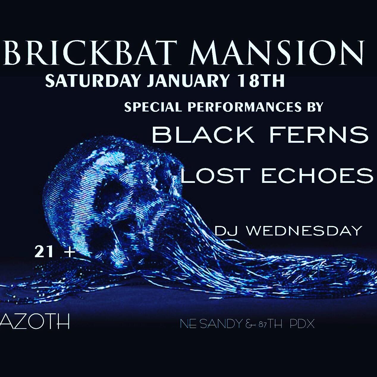 Saturday join us for an awesome night... - Brickbat Mansion | Facebook