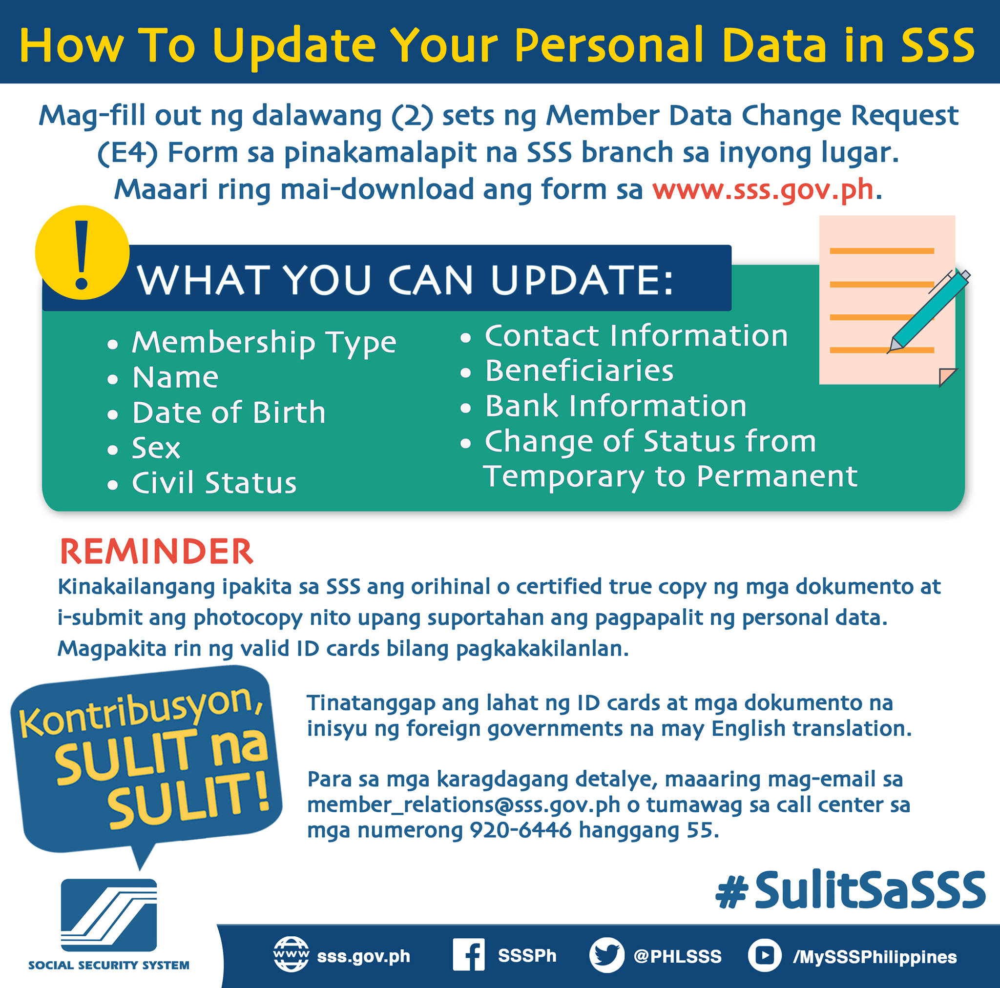 Para sa mabilis... - Philippine Social Security System - SSS | Facebook