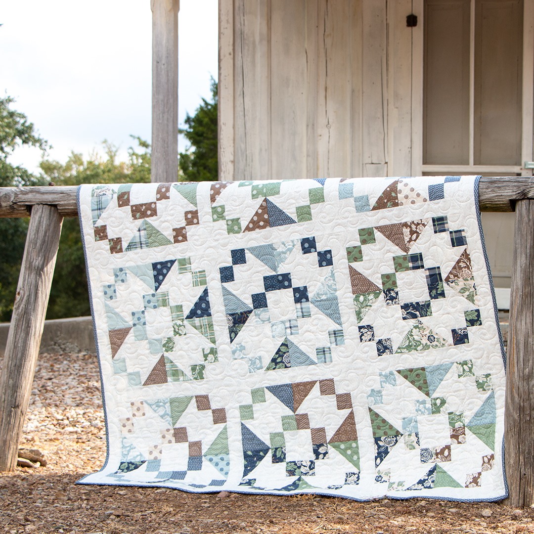 Fat - We are one with nature! This is the Timberland Roses Quilt Kit in ...