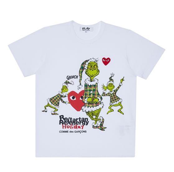 PLAY COMME des GARCONS グリンチ Tシャツ S The Grinch is Coming Back with COMME des GARCONS PLAY T-Shirt. For