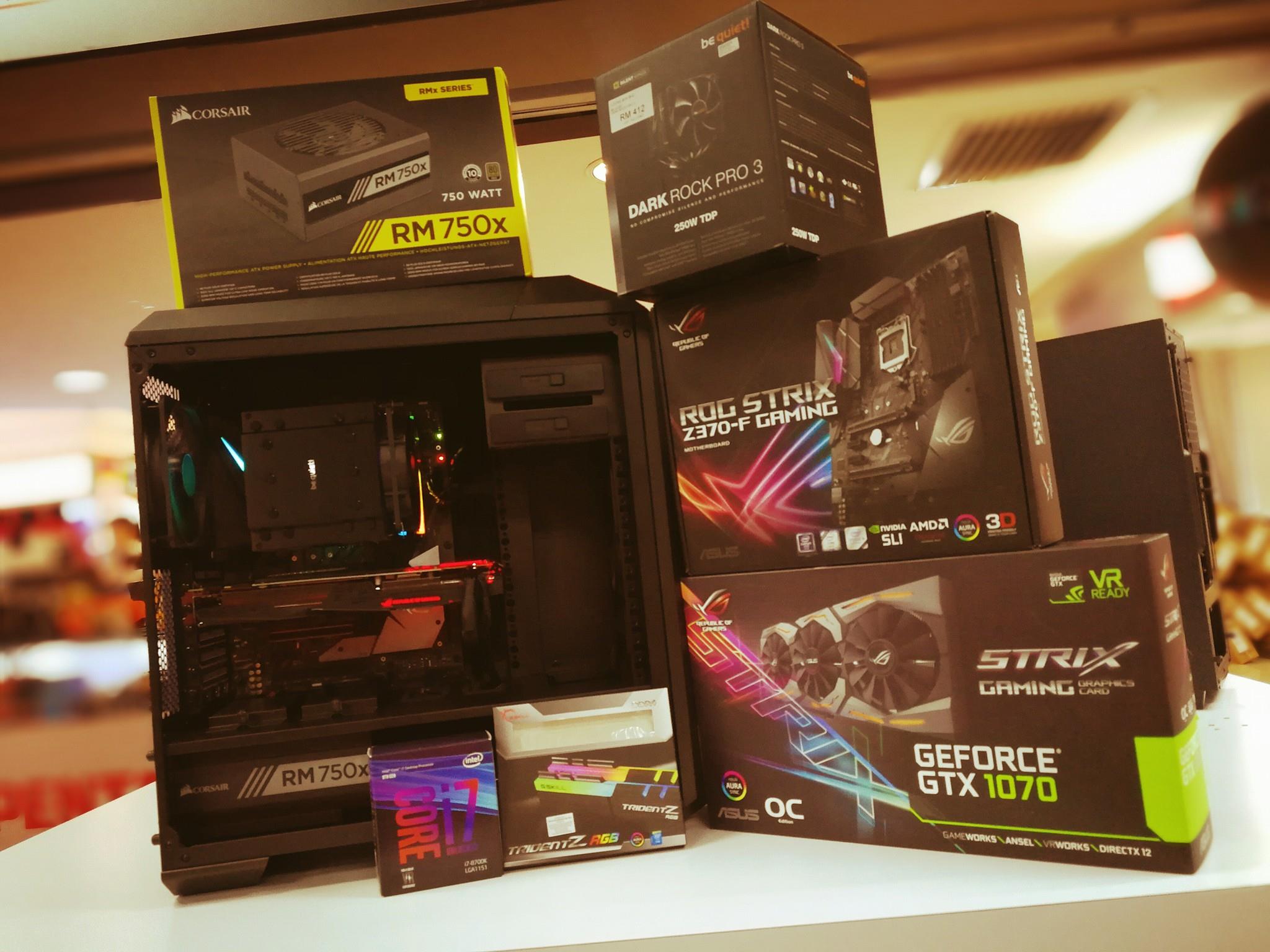 Another night in after putting together the Asus ROG z390-H, i7 