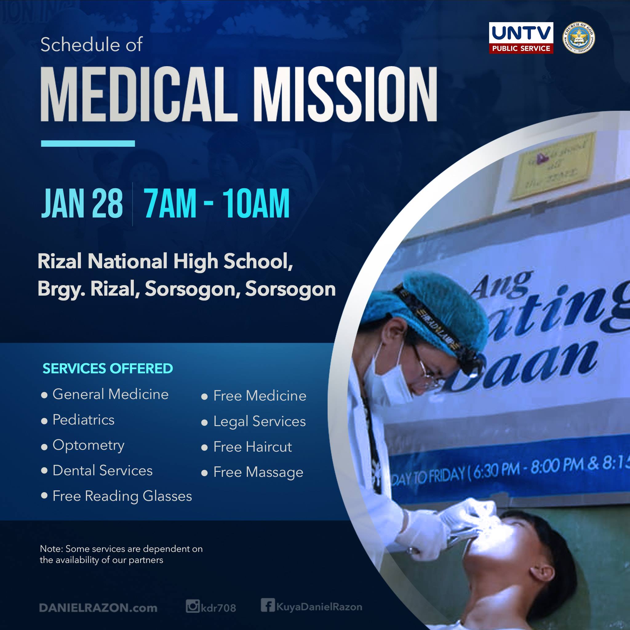 Daniel Razon - Did you know you can avail medical check-up...