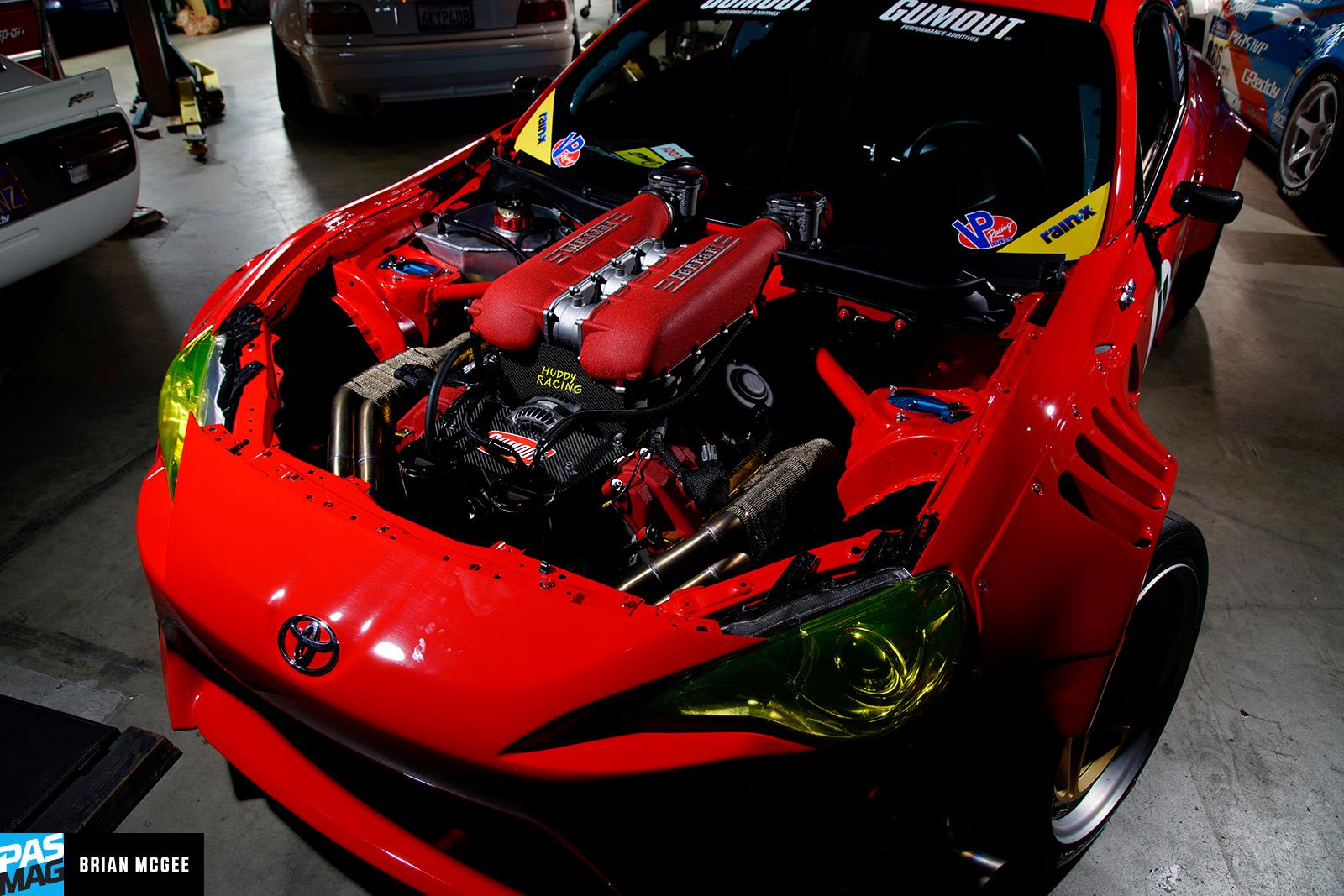 There's a Ferrari 458 Italia engine in Ryan Tuerck's Toyota 86