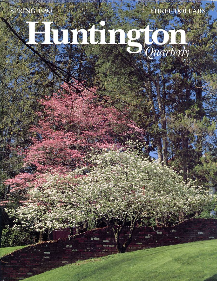 Throwback Thursday: The Spring 1990... - Huntington Quarterly