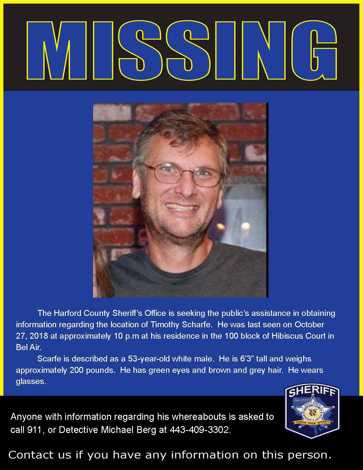 Harford County Sheriff's Office - UPDATE: It is with heavy hearts we ...