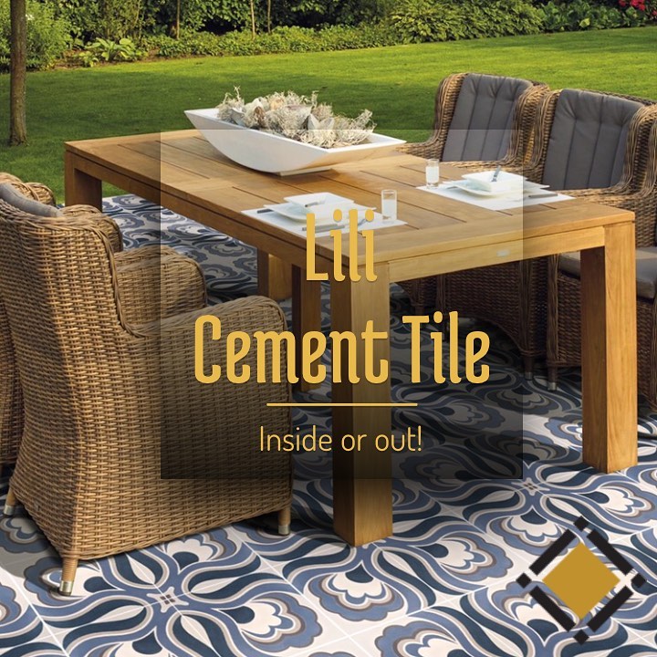 Tile America - Lili Cement Tile indoors and out! Color... | Facebook