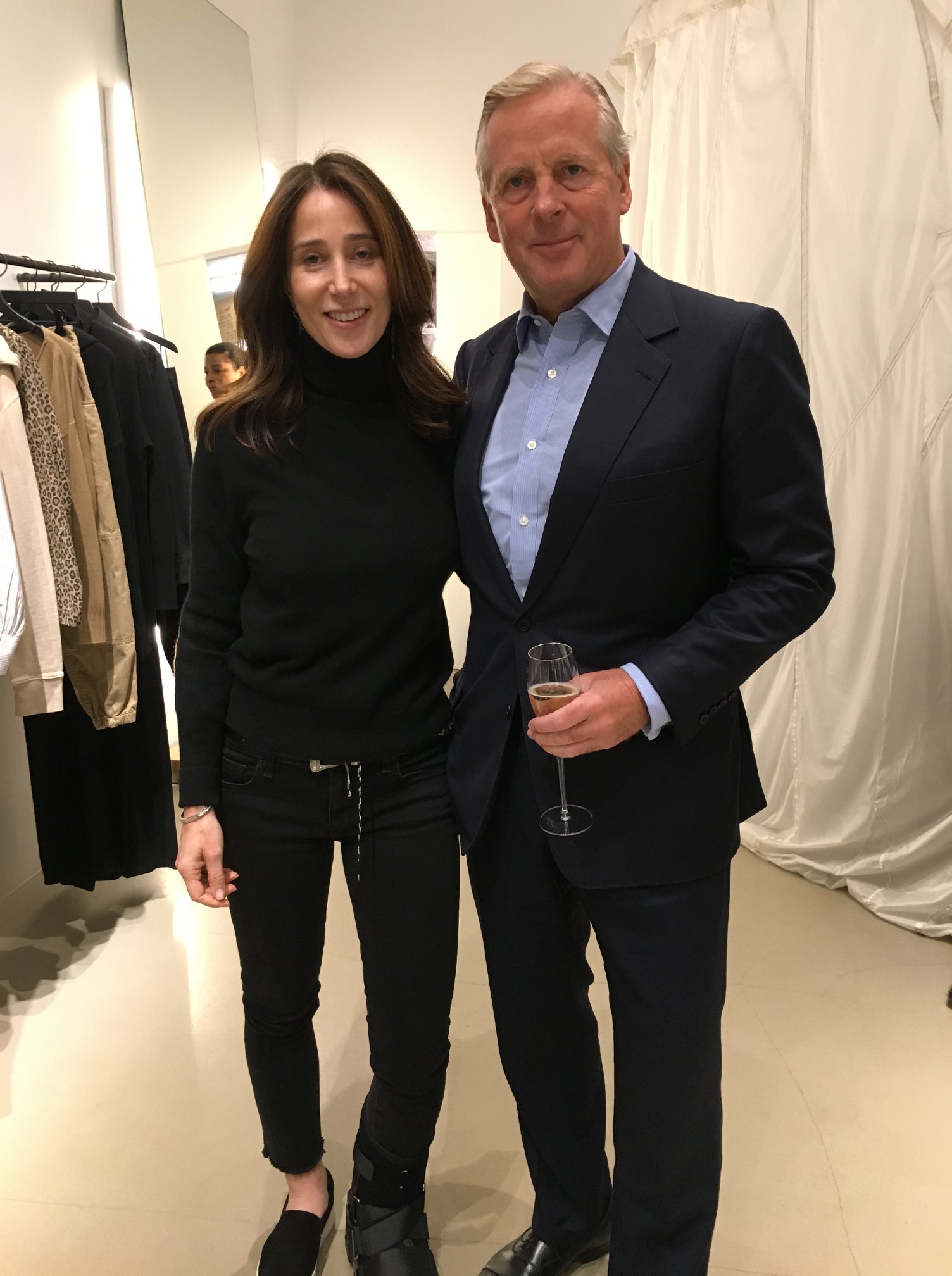 American - Stacey Bronfman and Alex Roepers enjoying the fall trunk ...