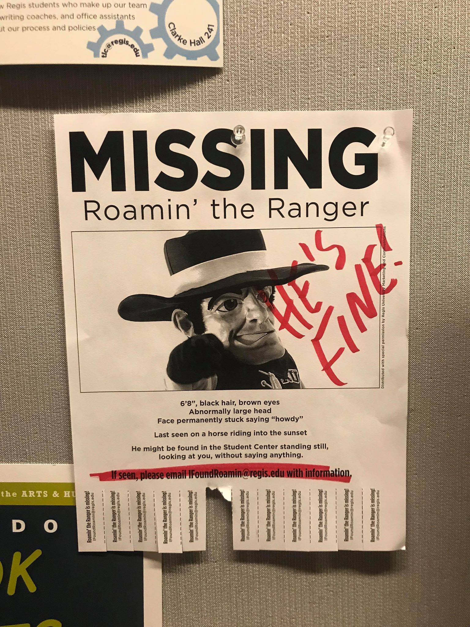🚨 Breaking news: 🚨 Roamin' the Ranger... - Regis University | Facebook