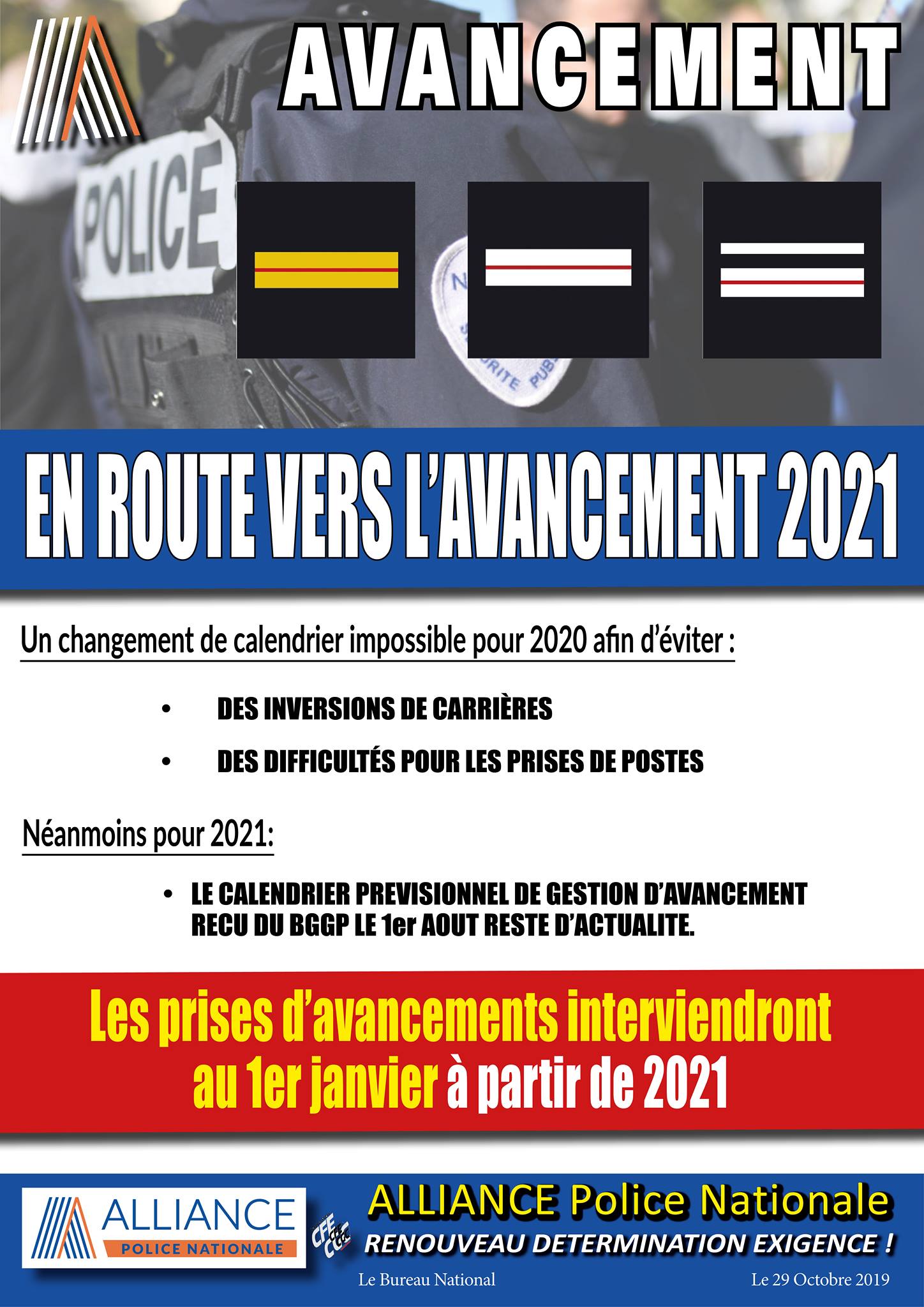 ALLIANCE POLICE NATIONALE - AVANCEMENT En route vers l’avancement 2021 ...