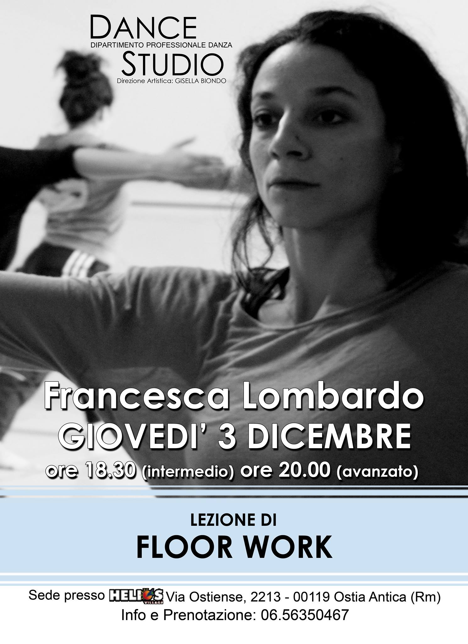 Dance - LEZIONE DI FLOOR WORK con FRANCESCA LOMBARDO!!! GIOVEDI' 3 ...