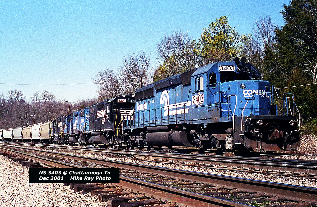 ns NS SD40-2 # 1631 with the odd ball nose logo at Chattanooga Tn